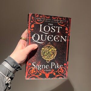 The Lost Queen by Signe Pike - Red & Gold Hardcover Novel